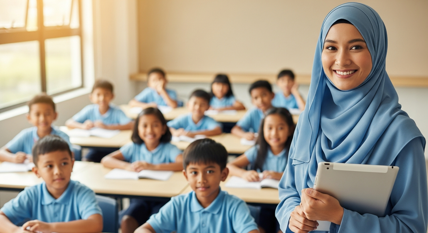 Malaysian teacher using CikguAI